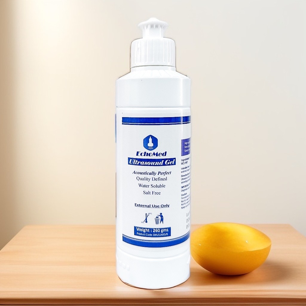 เจลอัลตร้าซาวด์ Ultrasound Gel สีฟ้า 260ml ใช้ทางการแพทย์ คุณภาพสูง เจลไอพีแอล IPL เจลไฮฟู่ HIFU