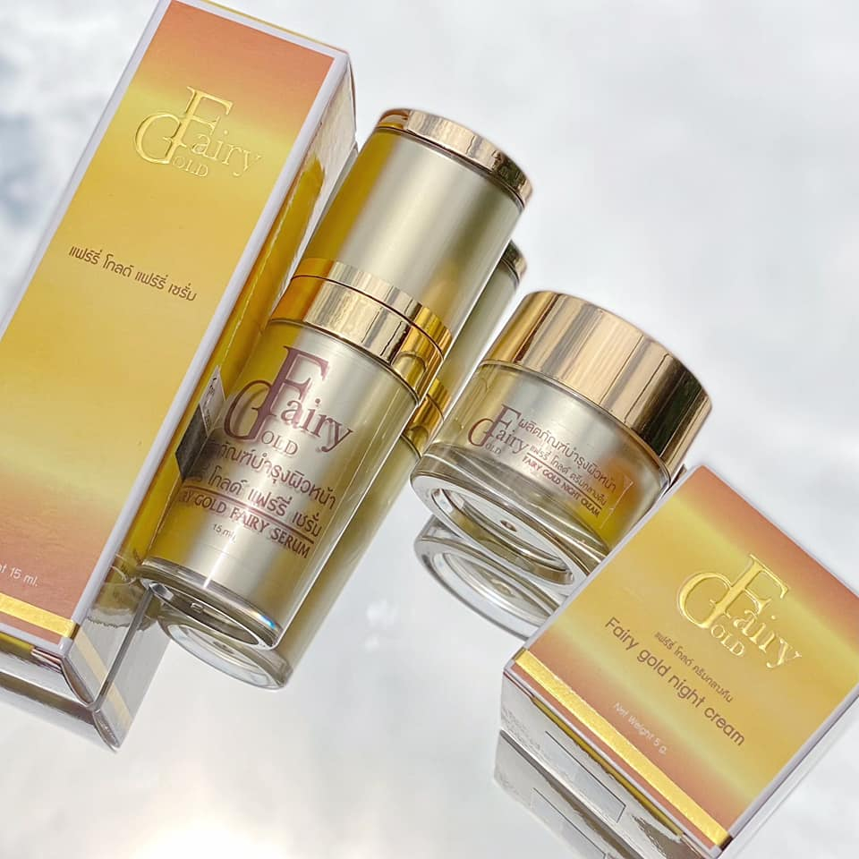 ชุด 2 ชิ้น แฟร์รี่โกลด์ FAIRYGOLD ครีม ไนท์ครีม NIGHT CREAM + เซรั่ม SERUM