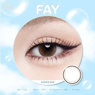 คอนแทคเลนส์ Fay Brown / Gray (Kitty Kawaii) ขนาดมินิ 💙