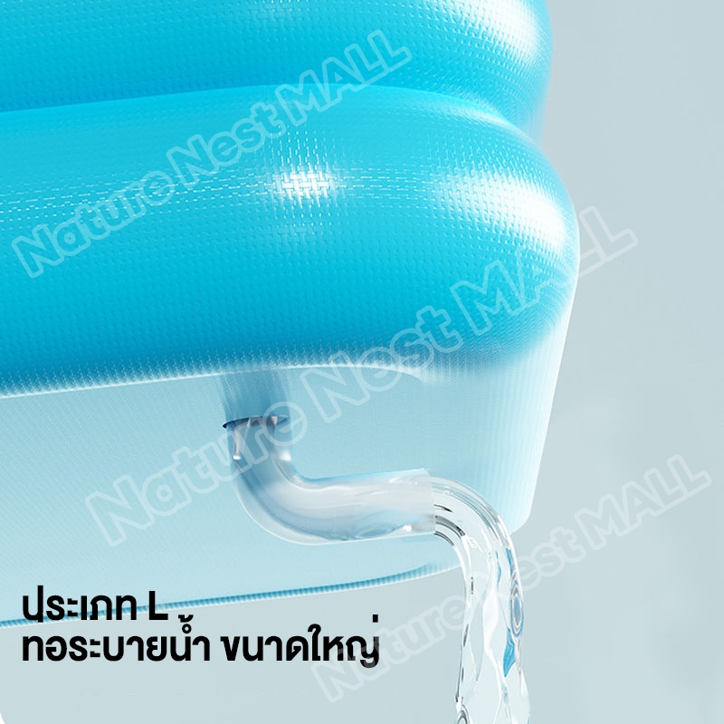 สระน้ำเป่าลม สระน้ำขนาดใหญ่ สระน้ำครอบครัว สระว่ายน้ำเป่าลม เล่นได้ทั้งครอบครัวสระน้ำราคาถูก สระว่ายน้ำเด็ก ราคา ถูกที่สุด ดีลบีเคเค แกลเลอรีภาพที่ 6