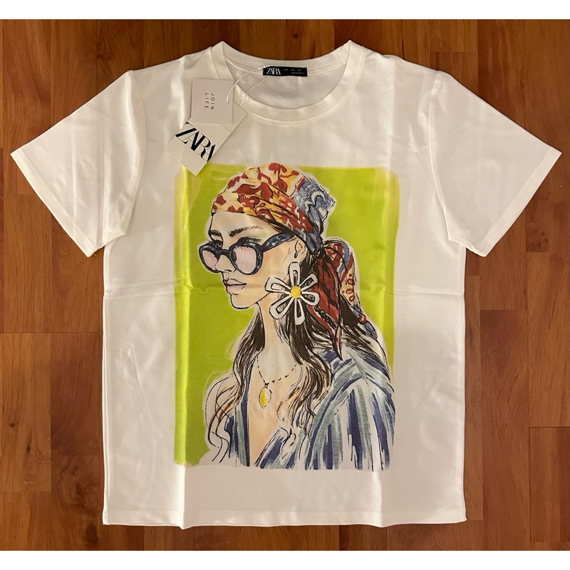 เสื้อยืด ลายชน Shop Zara งาน Hiend Yosita