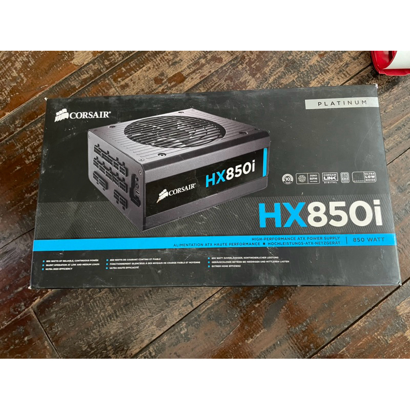 PSU Corsair HX Series HX850i — 850 Watt 80 PLUS PLATINUM Certified (สินค้าส่งต่อ)