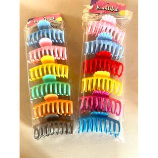 กิ๊บหนีบผม ยกแพ็ค 6 ชิ้น (6 สี)