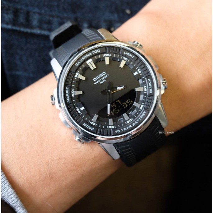 แท้แน่นอน 100% กับ CASIO AMW-880-1AVDF อุปกรณ์ครบทุกอย่างพร้อมใบรับประกัน CMG ประหนึ่งซื้อจากห้าง