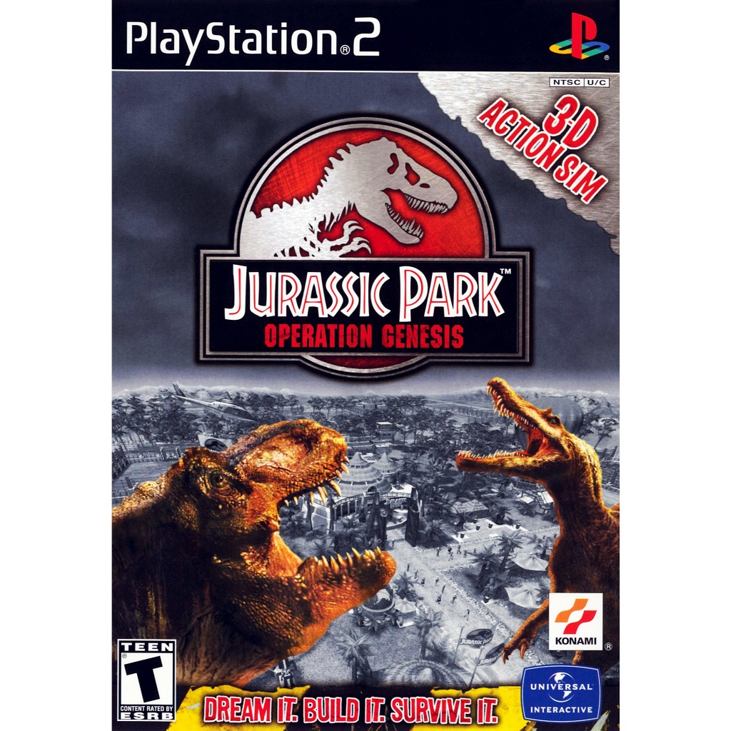 แผ่นเกมส์ PS2 Jurassic Park - Operation Genesis   คุณภาพ ส่งไว (CD)