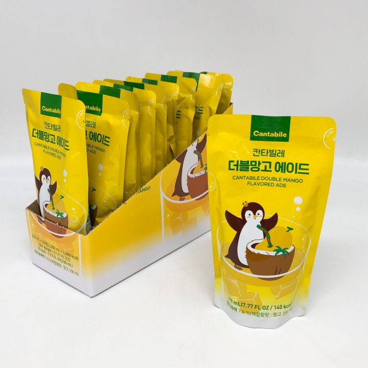น้ำถุงเกาหลี 230ml Coffee & ADE เครื่องดื่มสำเร็จรูป น้ำซองเกาหลี 칸타빌레 นำเข้าจากเกาหลี - รูปที่ 5