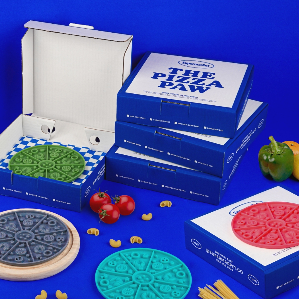 SupermarPet - THE PIZZA PAW จานเลียสำหรับสัตว์เลี้ยง (Lick Mat)