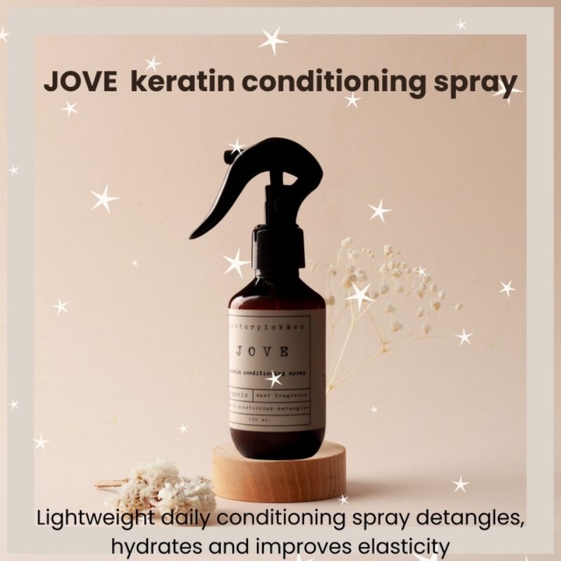 ลดสูงสุด1000​ เก็บโค้ดหน้าร้านหรือทักแชท ของแท้พร้อมส่ง JOVE KERATIN CONDITIONING SPRAY 120 mL