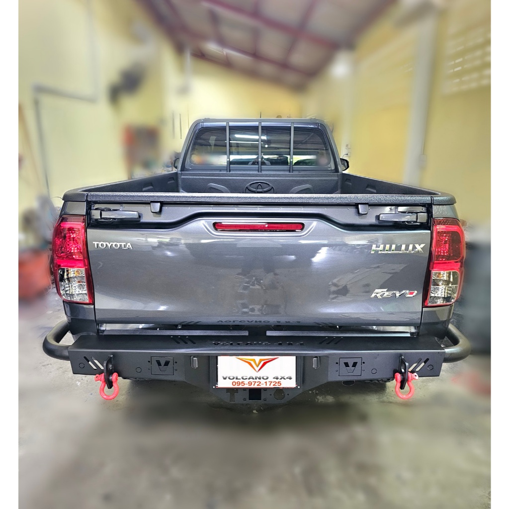 กันชนท้ายออฟโรด รีโว่ 2014-2024 ทุกรุ่น 301 ลากได้ 2.8 ตันคานในหนา 3มิล แถมห่วง1คู่ Revo rear off ro