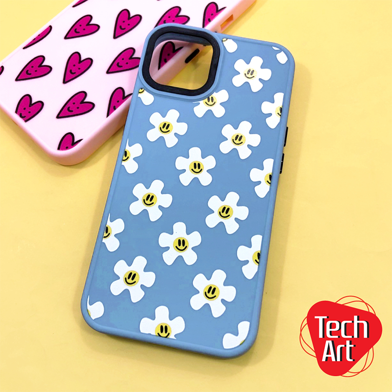 เคสนิ่มพิมพ์ลายVivo Y36 Y100 Samsung A54(5G) OppoA74(5G)หัวใจ ดอกไม้