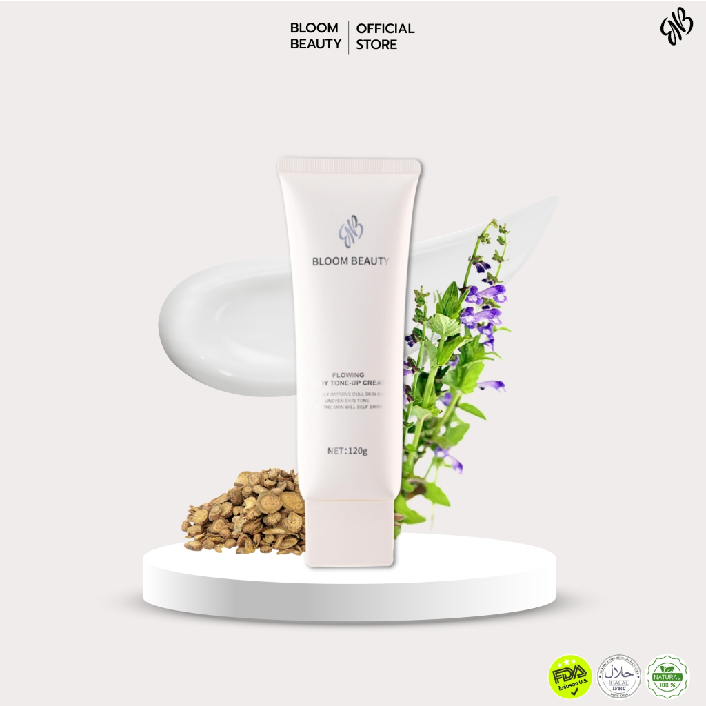 BLOOM BEAUTY tone up โลชั่นผิวขาว โทนอัพครีม ปรับผิวให้กระจ่างใส โทนอัพตัว กันน้ำกันเหงื่อ ติดทนนาน - รูปที่ 5
