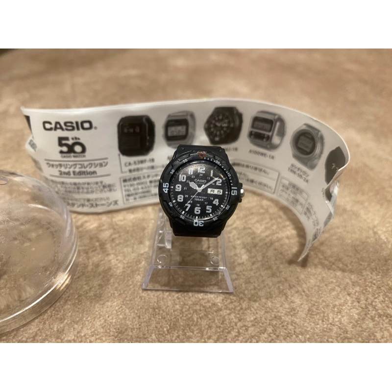 Gacha CASIO Watch Ring Collection 2nd Edition รุ่นMRW-200HJ-1B ของใหม่