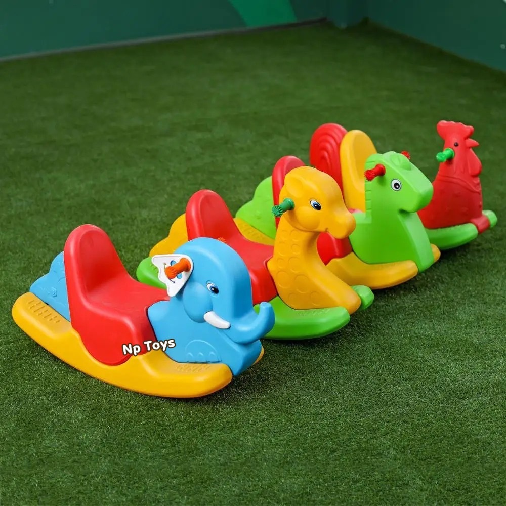 Np toys สัตว์โยกเยก3สี โยกเยกสำหรับเด็ก ของเล่นโยกเยก ม้าโยกเยก