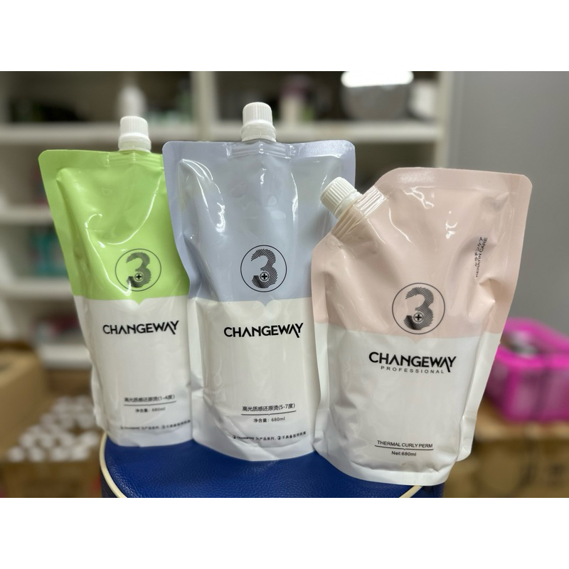 พร้อมส่ง น้ำยายืด เชสวี่ 3+ สปาเพิร์ม Changeway เฉพาะน้ำยายืดเคราติน เบอร์1 ดูแลเส้นผม