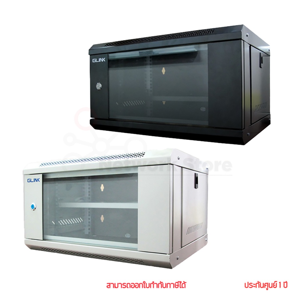 Glink NC6U 40 Cabinet Wall Rack 53 x 40 x 30cm ตู้แร็ค by thenetwork