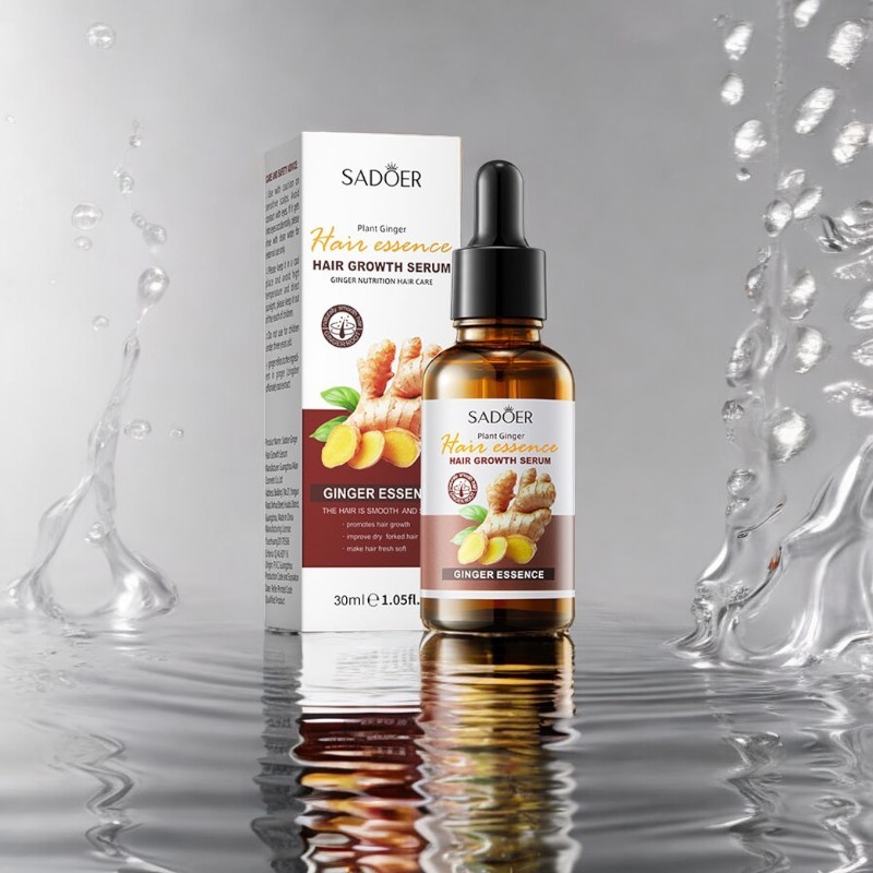 (มีส่งด่วน)SADOER Htain Essence เซรั่มบำรุงเส้นผม บำรุงเส้นผมให้นุ่มสลวย เงางาม เซรั่มขิง ขนาด 30 กร