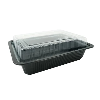 KU Pack กล่องใส่อาหาร ฝาปิด G126 ขนาด 1200 ml. (25 ชิ้น/แพค)