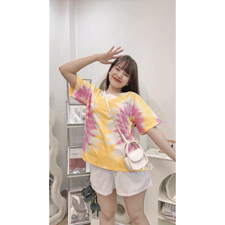 เสื้อแขนสั้นเดี่ยว รุ่น ย้อมเย็น 3ตัว100