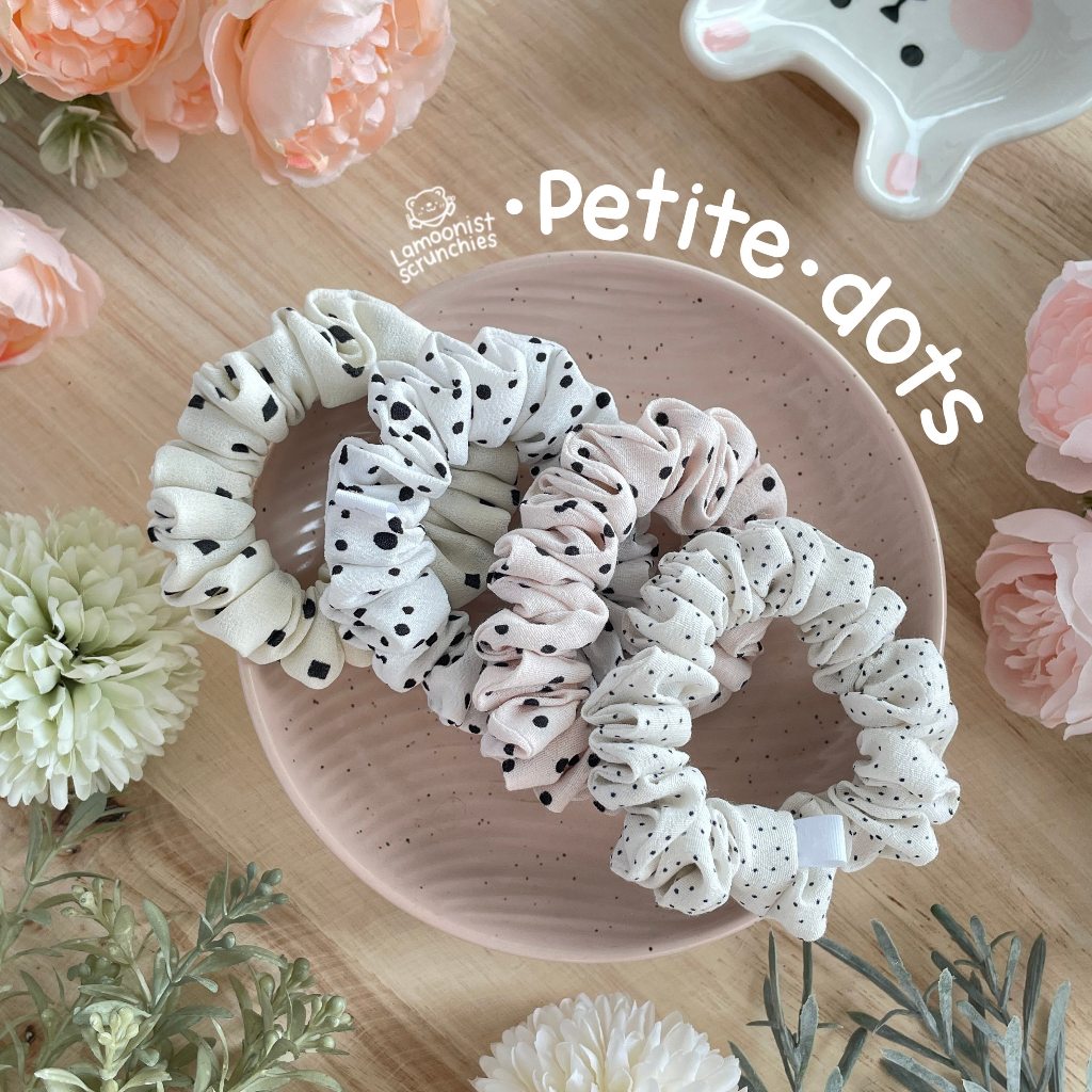 Lamoonist scrunchies • Petite • Dots