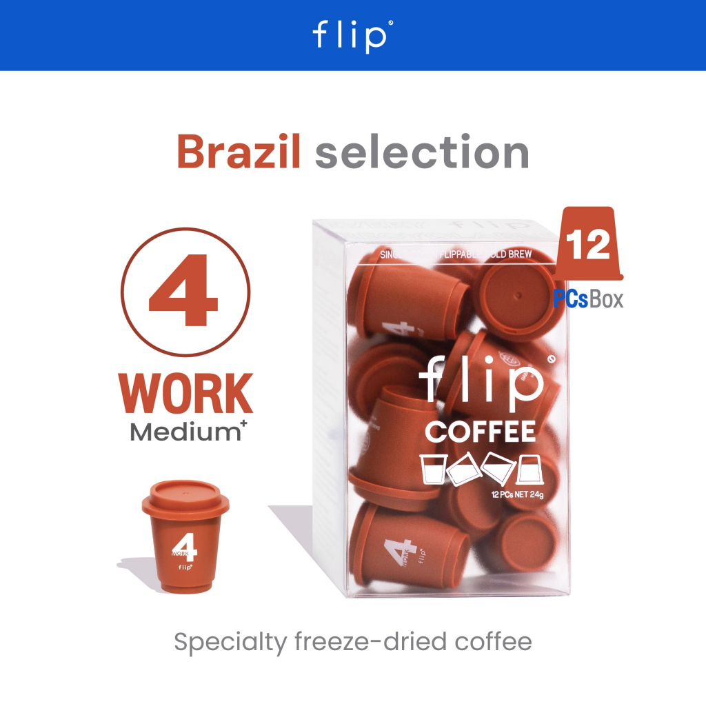 Flip No.4 Work | Specialty Instant Coffee Cold Brew – Brazil Selection
