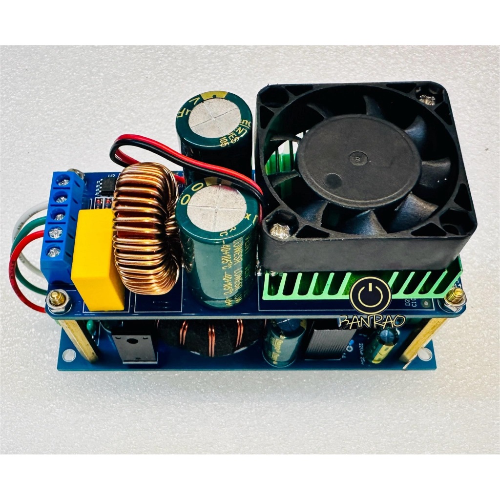 บอร์ดแอมป์จิ๋วDIY IRS2092s+DC-DCv2 500w ไฟเข้าDC24V 12V