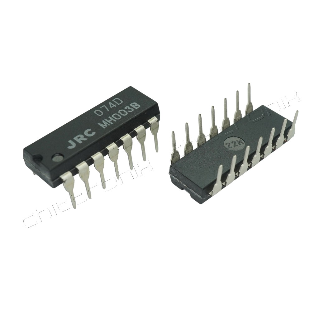 NJM074D 074D OpAmp แบบ DIP 14 ขา ยี่ห้อ JRC ของแท้ - รูปที่ 2