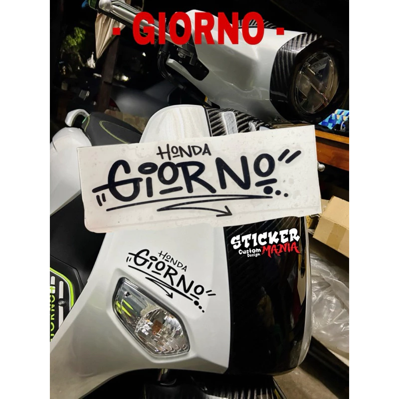 GIORNO สติกเกอร์แต่งรถ จีออโน่ Sticker จีออโน่ ดิว้ะ