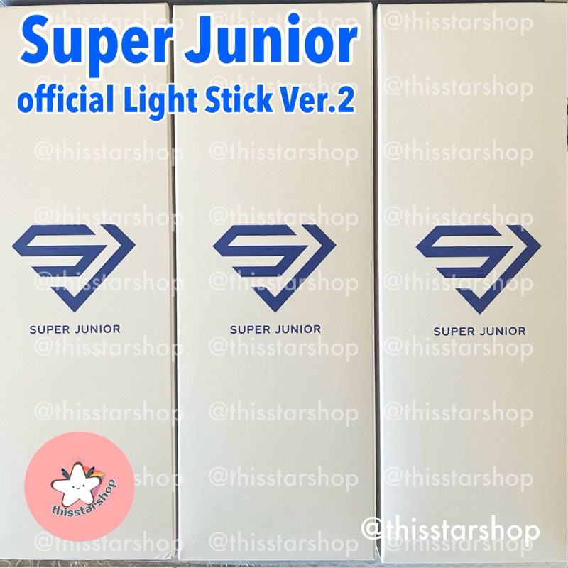 พร้อมส่ง แท่งไฟ Super Junior (SJ) official Light Stick Ver.2