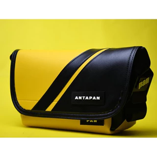 กระเป๋าผ้าใบ ANTAPAN รุ่นใหม่ หนา ขนาด9“ ฝาปิดแม่เหล็ก สายเบส
