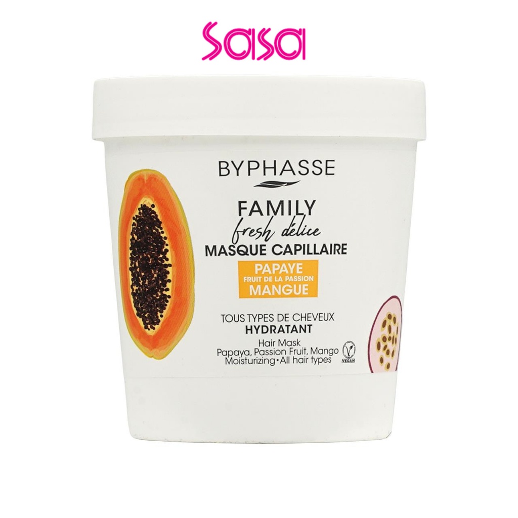 Byphasse Family Fresh Delice Hair Mask – Papaya (250ml)