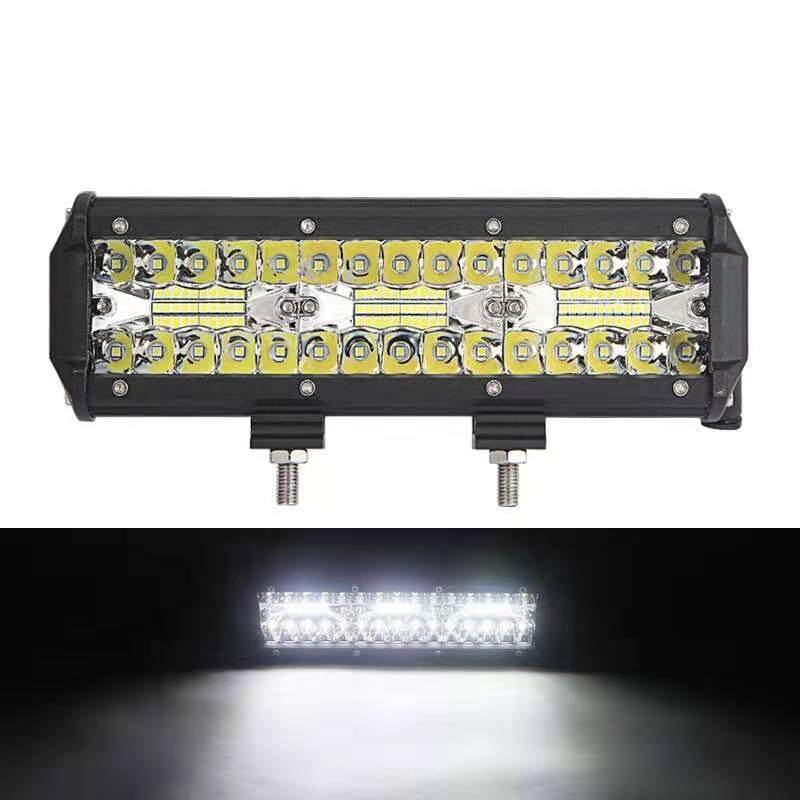 LED สปอร์ตไลท์ ไฟหน้ารถยนต์ ไฟท้าย ไฟตัตหมอก สว่างตาแตก 12V-24V 210W ใส่ได้รถทุกรุ่น สีขาว