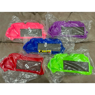 ไส้กรองเลสแต่งสีแดง+สีน้ำเงิน+ม่วง+เขียว  Honda Lead 125 + G…