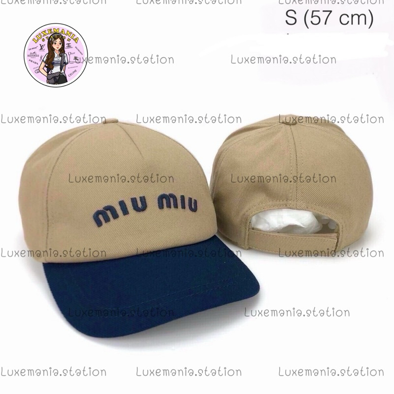 👜: New!! Miu Miu Cap/Hat‼️ก่อนกดสั่งรบกวนทักมาเช็คสต๊อคก่อนนะคะ‼️