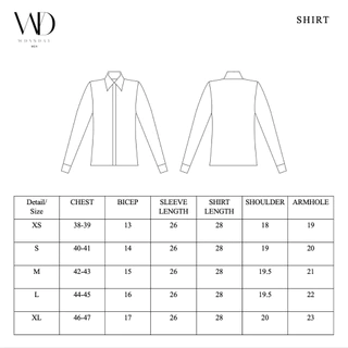[Limited] เสื้อเชิ้ตทรง Slimfit ผ้ายับยาก เสริมบุคลิกให้ดูหล่อ - WDNSDAY Shirt