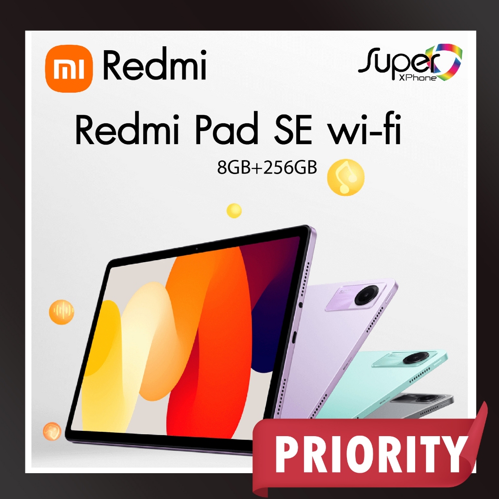 Redmi Pad SE Wi-Fi (8+256GB)ลำโพง 4 ตัวพร้อม Dolby Atmos(By Shopee  SuperTphone1234)