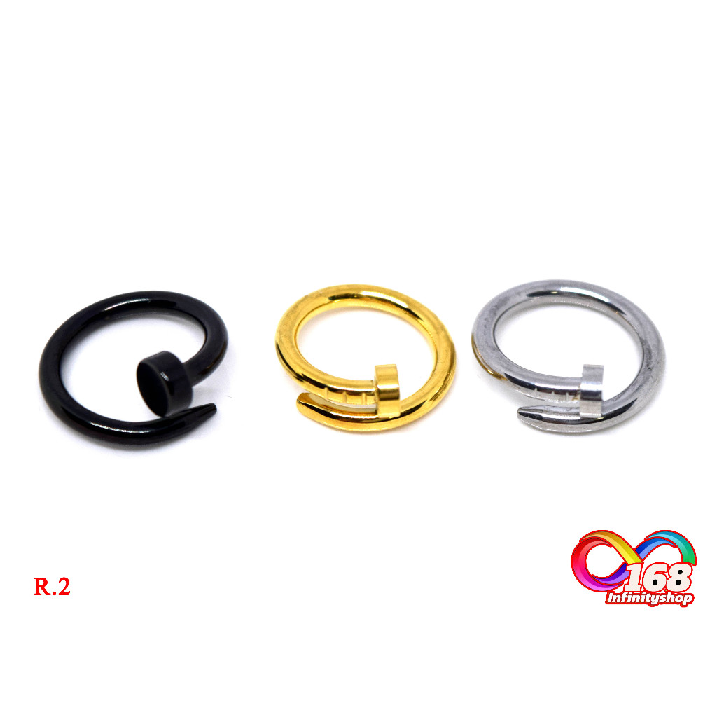 แหวนตะปู [ R.2 ]#สแตนเลส #ส่งในไทย🇹🇭168 Infinityshop