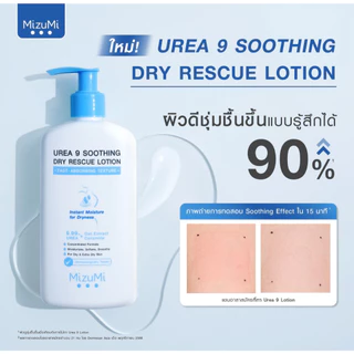 MizuMi UREA 9 Soothing Dry Rescue Lotion ( UREA 9 หัวปั้มฟ้า ) โลชั่นบำรุงผิว (1 ขวด 250 ml)