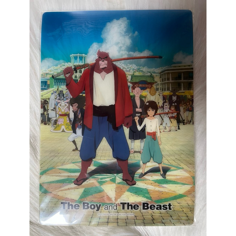 THE BOY AND THE BEAST FILM PARTNERS โปสเตอร์ แท้