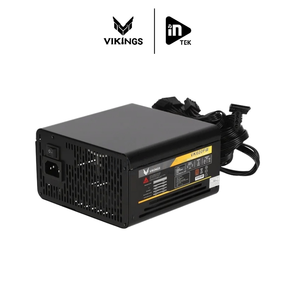 POWER SUPPLY 600W VIKINGS VK600FW  (80+ BRONZE) พาวเวอร์ซัพพลาย