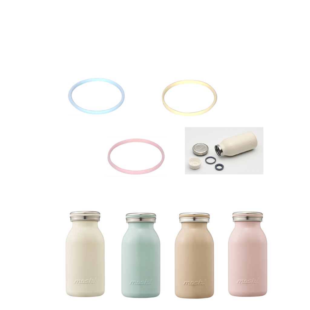 Mosh! อะไหล่ยารองฝาแก้ว PART-COLOR RING MILK STAINLESS BOTTLE 380 ML