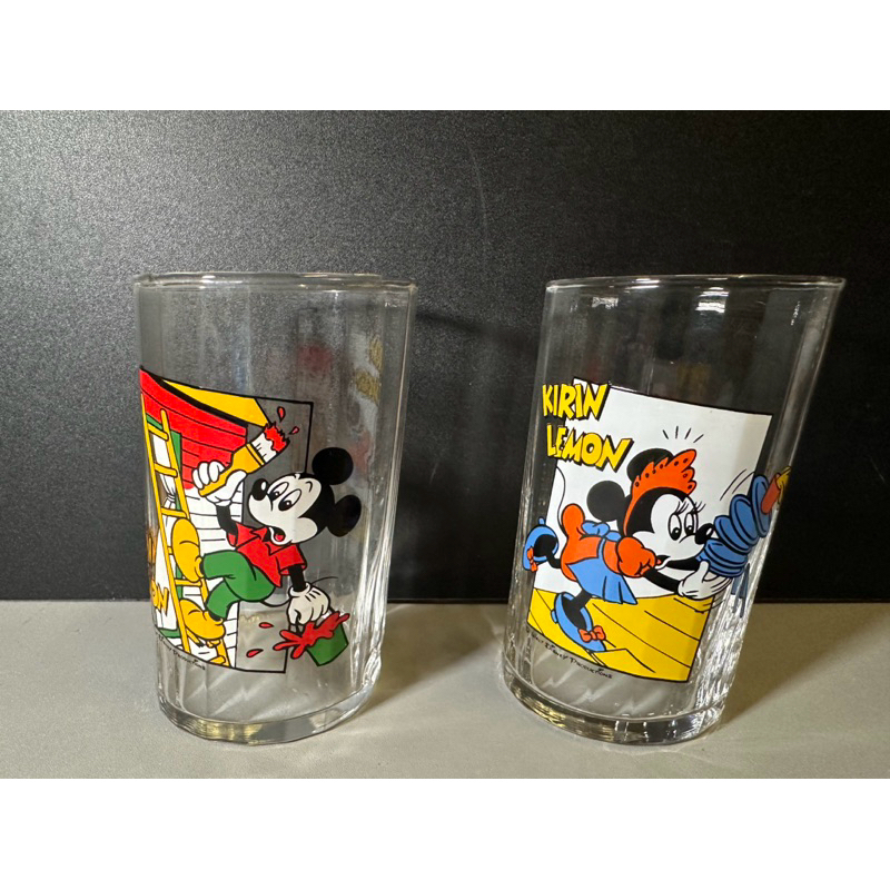 แก้ว Mickey mouse Minnie mouse Kirin lemon