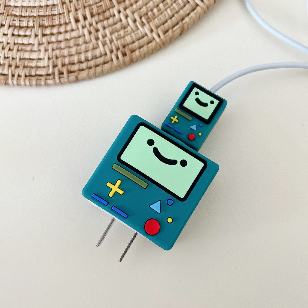 【ส่งจากไทย หัวงับเกมส์เขียว】 เคส สายชาร์จ ลายการ์ตูนน่ารัก สำหรับ Power Adapter 18W/20W/35W ตัวถนอมสายชาร์จ Cable Protec
