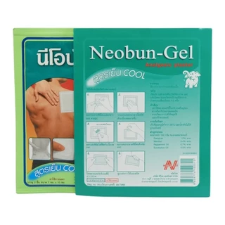 Neobun Gel Cool นีโอบัน เจล พลาสเตอร์บรรเทาปวด นีโอบัน ( สูตรเย็น ) 1ซอง