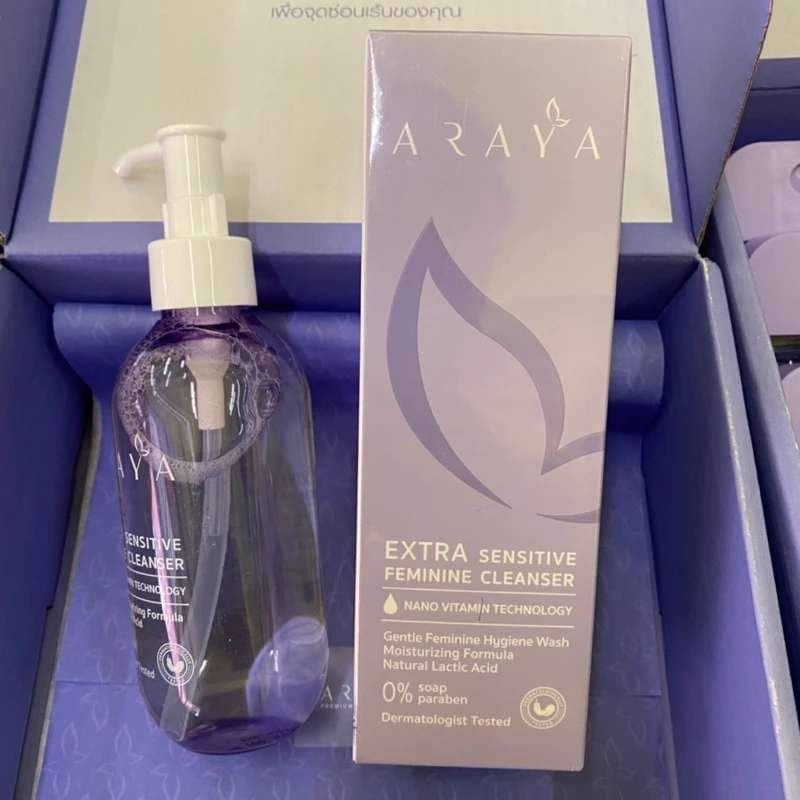 อารยา สบู่เหลวอนามัย จุดซ่อนเร้น สตรี Araya feminine lady care 200ml original