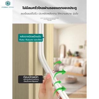 แท้ เทปซีลขอบประตู (3เมตร)เทป แถบปิดผนึกประตู/หน้าต่าง เทปสักหลาด ซีลประตู กันกระแทก เสียง แมลง กันแอร์ออก เทปโฟมกาว