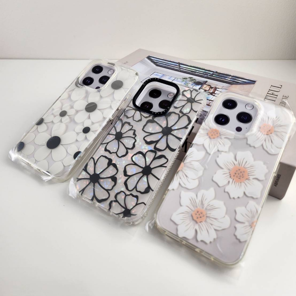 เคสไอโฟน 15 Case iPh 15  / 14 / 13  ยี่ห้อ MIKALEN  TPU+PC  เคส ลายดอกไม้ ( THพร้อมส่ง ในไทย )