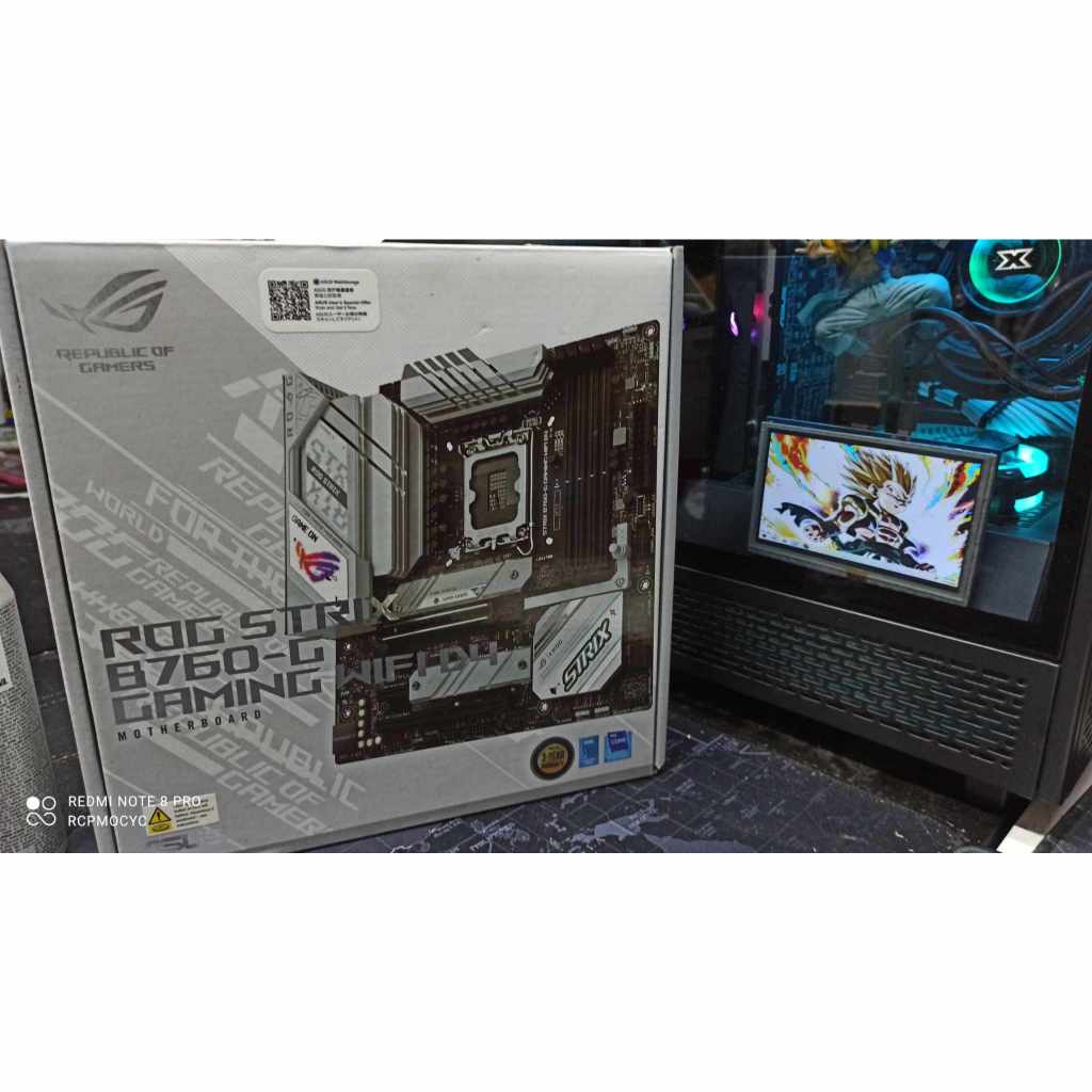 เมนบอร์ด ASUS ROG STRIX B760-G GAMING WIFI D4 (DDR4) LGA 1700 MATXของมือสอง ใช้งานปกติ ราคาประหยัด