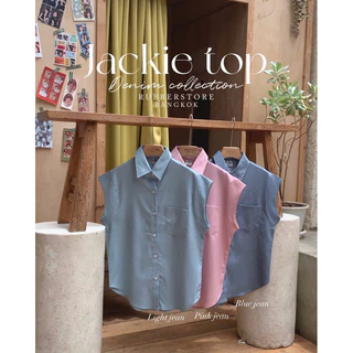 Jackie top เสื้อเชิ้ตแขนล้ำ อ่านก่อนกดสั่งซื้อนะค้า!!