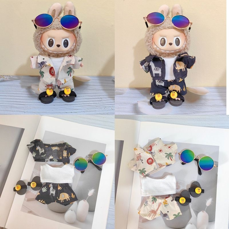 (เก็บโค้ดลด25%) พร้อมส่ง 🚛 ชุด Labubu ชุดไปเที่ยวทะเลเท่ห์ๆ ได้ของรวม 5 ชิ้น ตามรูป คุ้มมากๆ และชุดสวยๆ ถูกมากๆ เลยจ้า