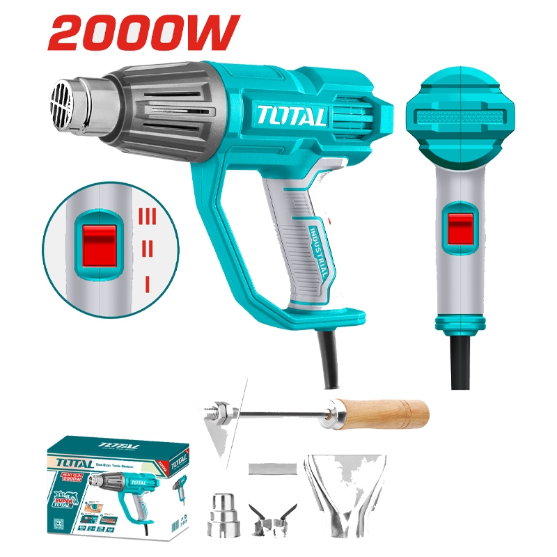 TOTAL เครื่องเป่าลมร้อน 2000 วัตต์ เป่าลมร้อน (Heat Gun) รุ่น TB20078